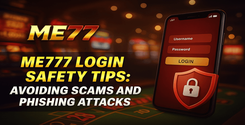 Me777 Login Safety Tips: Avoiding Scams and Phishing Attacks