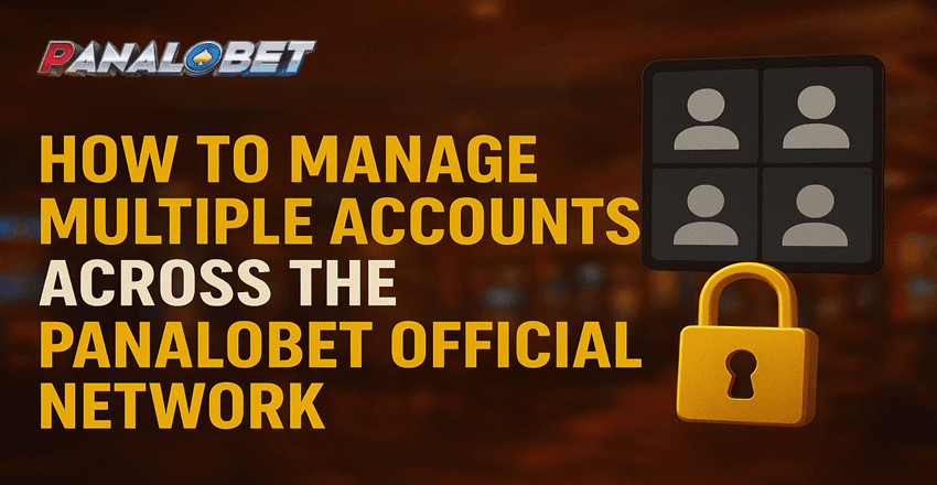 How to Manage Multiple Accounts Across the Panalobet Official Network